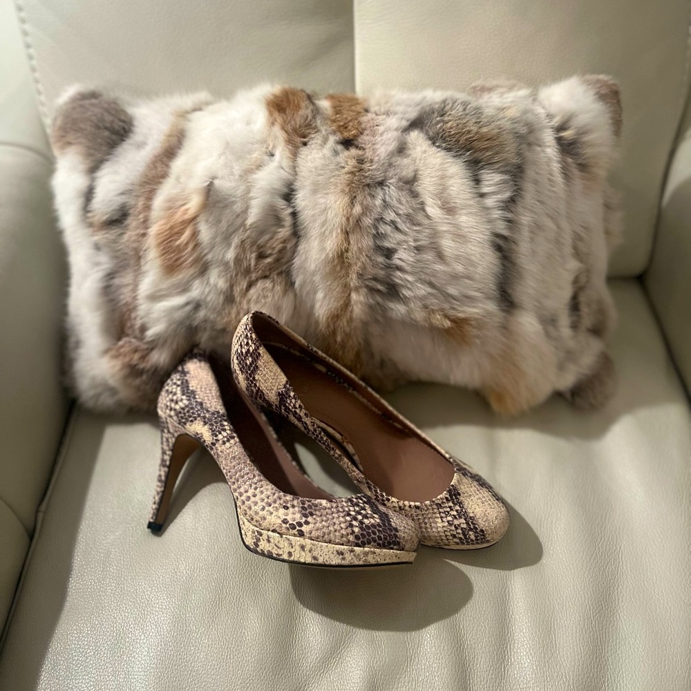 Vince Camuto Snakeskin Heels